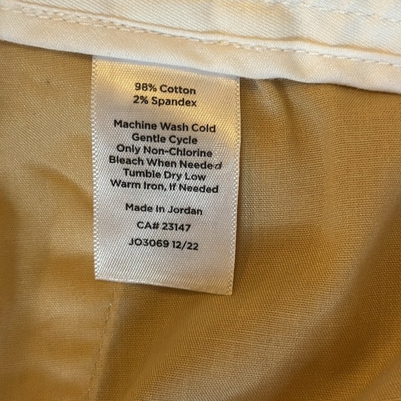 Talbots Relaxed Chino Short 6” White Stretch Women’s 12P - Picture 6 of 6